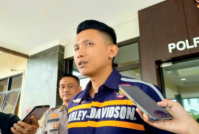 Kasatreskrim Polres Blitar, AKP Febby Pahlevi Reza, Selasa (23/07/2024). (blok-a.com/Fajar)