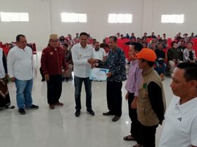 Penyerahan program DAK Sanitasi di Gedung Islamic Center, Kelurahan Arjowinangun, Kecamatan Kedungkandang, Sabtu (6/7/2024).(blok-a.com/Andik Agus)