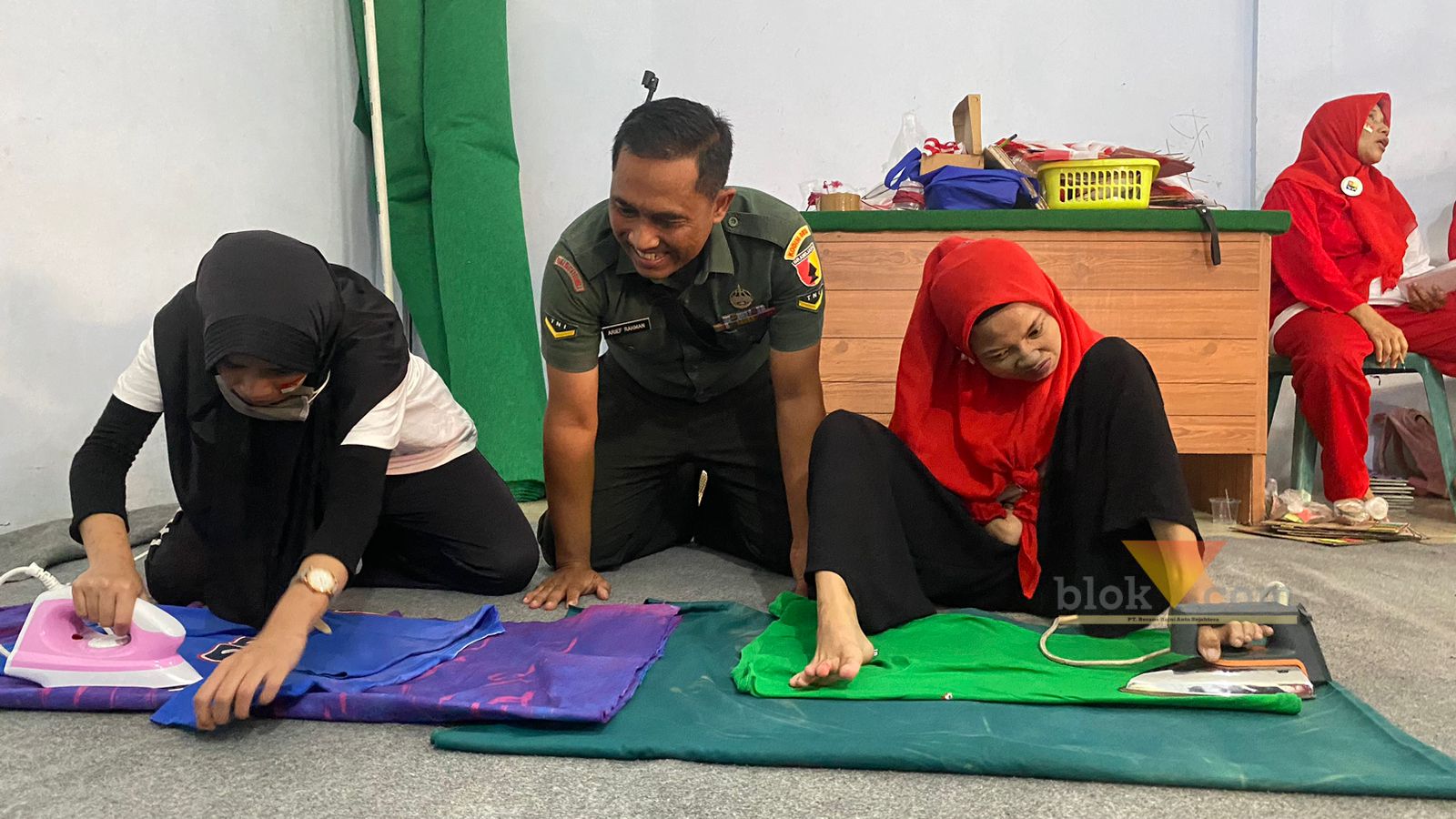 Peserta lomba agustusan di Yayasan Kartika Mutiara, Kabupaten Malang (blok-a.com/ Putu Ayu Pratama S)