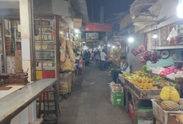 Kondisi Pasar Besar Kota Malang yang sepi pengunjung, Sabtu (3/8/2024) (blok-a/Yogga Ardiawan)