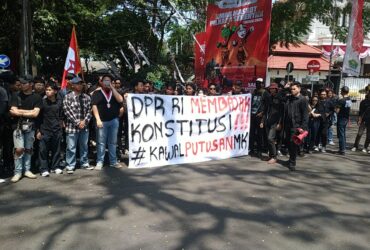 Gelar Aksi, Mahasiswa di Malang Mulai Gemakan Kawal Putusan MK