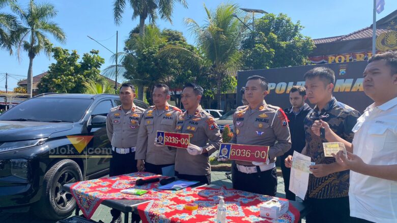 Barang bukti yang diamankan Polres Malang berupa nomor polisi Lemhannas RI (blok-a.com/ Putu Ayu Pratama S)