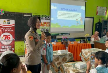 Hari Jadi Polwan ke-76, Polresta Malang Kota Gelar ‘Polwan Goes to School’