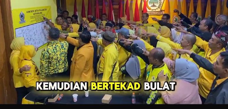 Seluruh Kader Internal Golkar Kota Malang Satu Tekad Dukung Sofyan Edi jadi Cawali di Pilkada 2024