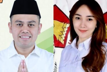 Syauqul Muhibbin dan Elim Tyu Samba calon Wali Kota dan Wakil Wali Kota Blitar pada Pilkada 2024. (blok-a.com/Fajar)
