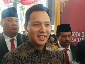 Ketua DPC Gerindra Kota Malang, Moreno Soeprapto.(blok-a.com/Andik Agus)