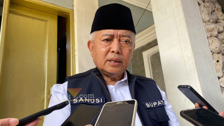 Bupati Malang, Sanusi saat ditemui awakmedia (blok-a.com/ Putu Ayu Pratama S)