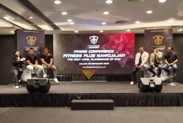Press Conference Fitness Plus Sawojajar (blok-a / Yogga Ardiawan)