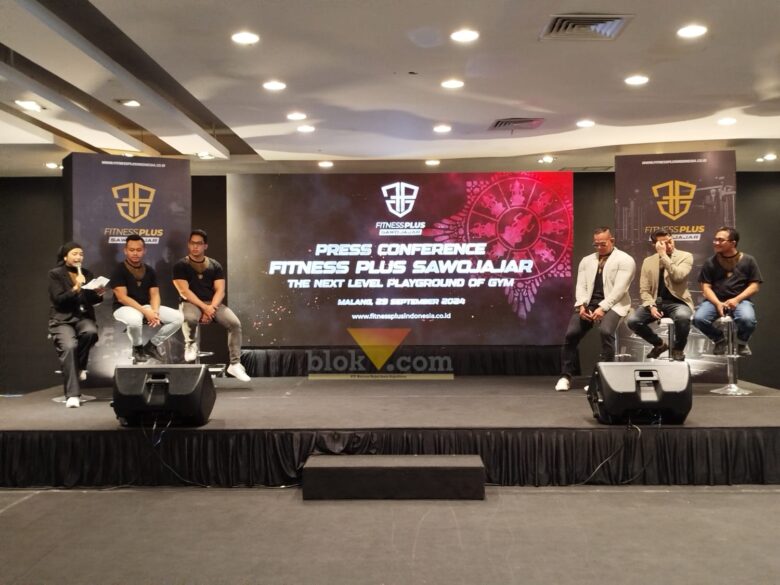 Press Conference Fitness Plus Sawojajar (blok-a / Yogga Ardiawan)