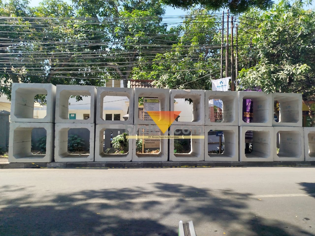 Box Culvert di Jalan Sigura-gura (blok-a.com / Yogga Ardiawan)