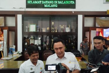 Pj Wali Kota Malang, Iwan Kurniawan (blok-a/ Yogga Ardiawan)