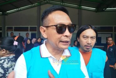 Cawali 01 Wahyu Hidayat di Gedung Kahuripan, Kelurahan Sawojajar, Kecamatan Kedungkandang, Sabtu (5/10/2024).