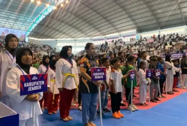 3.200 atlet Bersaing di Kejurprov Taekwondo Jatim 2025 Malang (foto: Bob Bimantara/Blok-a.com)