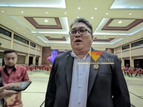 Stafsus Menko Bidang Hukum, HAM, Imigrasi dan Pemasyarakatan, Randy Bagasyudha saat menjadi narasumber dalam Tanwir IMM (blok-a.com / Yogga Ardiawan)
