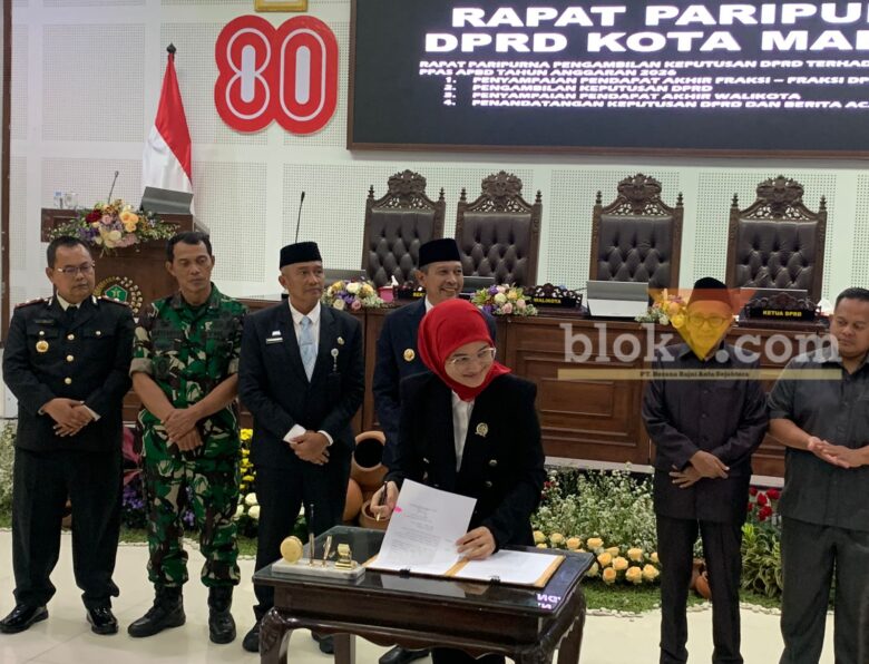 Rapat paripurna DPRD Kota Malang, Selasa (1/10/2025) (Blok-a/Bob Bimantara Leander) PAD Kota Malang 2026