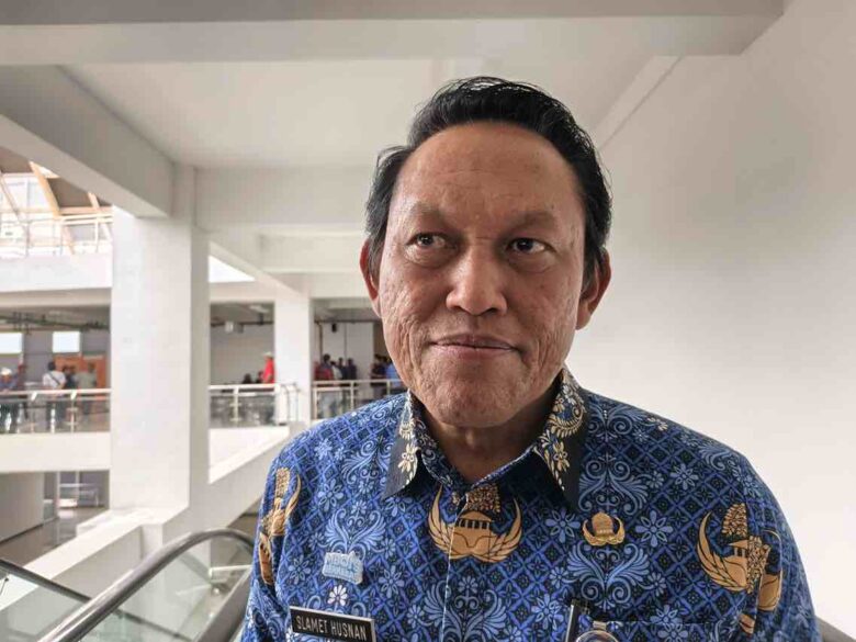 Kepala Dispangtan Kota Malang, Slamet Husnan (blok-a/Bob Bimantara Leander)