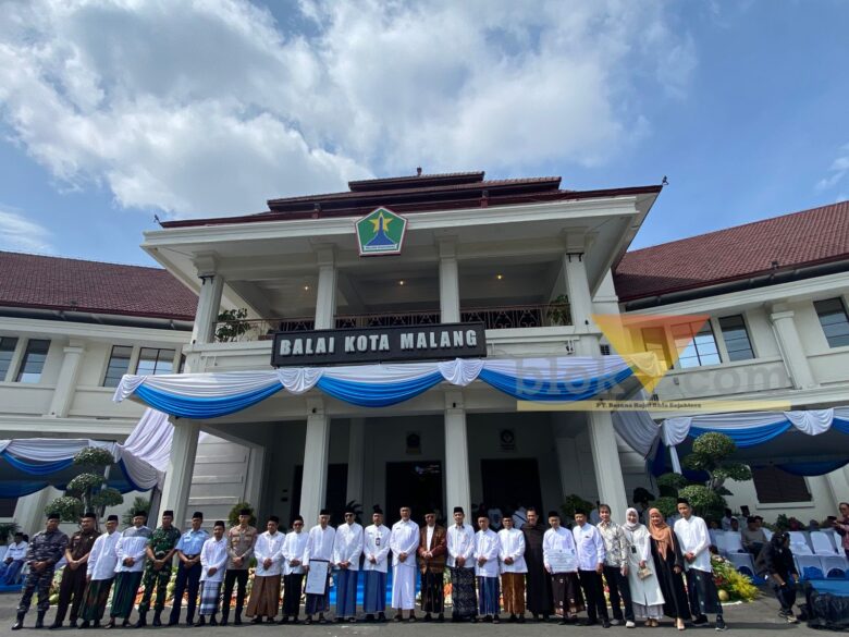 Hari Santri Nasional 2025 di Balai Kota Malang, Rabu (22/10/2025) (blok-a/Bob Bimantara Leander)