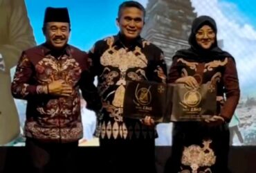 Wakil Ketua I DPRD Kabupaten Blitar, H. Mohammad Rifa'i menghadiri acara sertijab Komandan Kodim 0808 Blitar di Pendopo Sasana Adhi Praja, Kanigoro. (blok-a.com/Fajar)