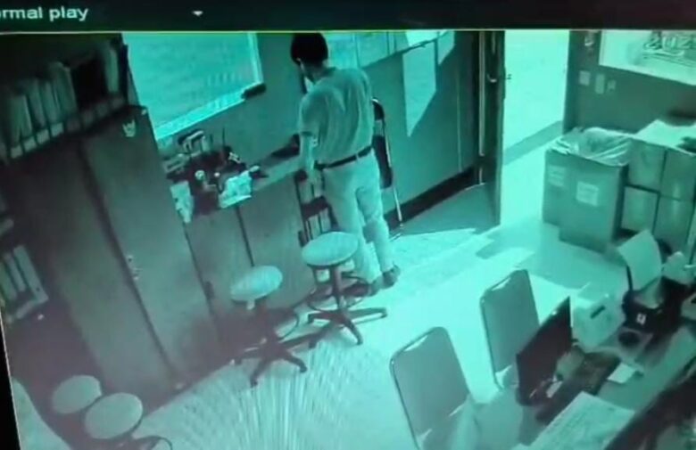 Tangkapan layar pencurian di Center Point Malang MOG