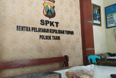 Ruang Pelayanan SPKT Polsek Tarik.
