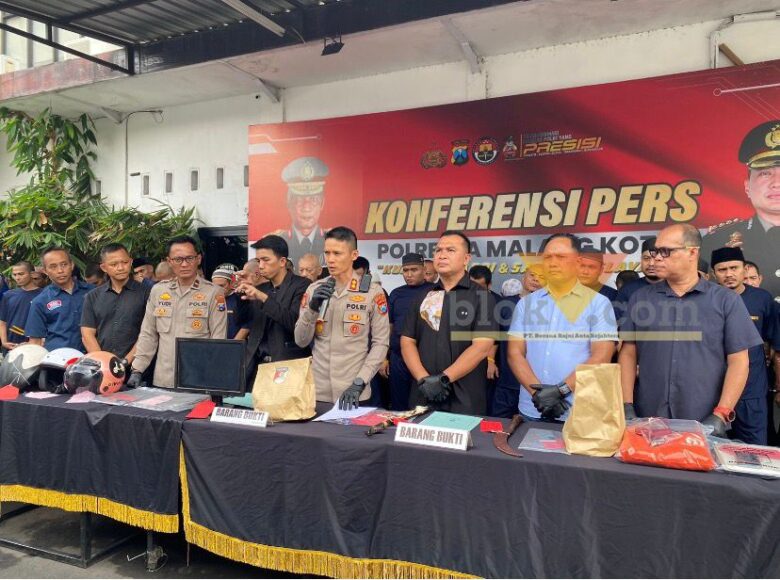 Operasi Sikat Semeru 2025, Polresta Malang Kota Ungkap 44 Kasus Kejahatan