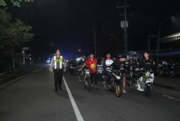 Operasi balap liar yang dilakukan Polres Malang di Stadion Kanjuruhan (ist)