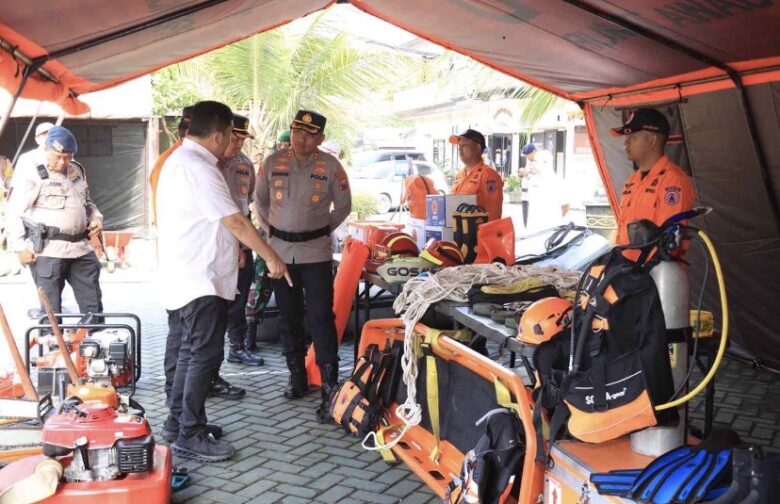 Apel Kesiapan Antisipasi Bencana Hidrometeorolog yang digelar oleh Polres Malang (ist)