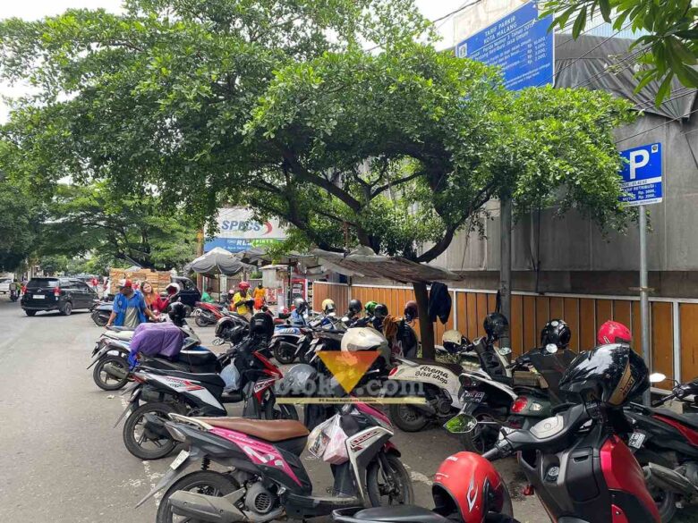 Kondisi peparkiran di Kota Malang saat ini (blok-a.com / M Berril)