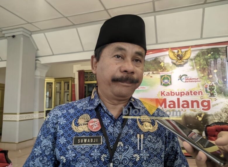 Kepala Dinas Pendidikan Kabupaten Malang, Suwadji sebut 23 SD Negeri di Kabupaten Malang akan dimerger 2026 nanti (blok-a.com / Yogga Ardiawan)