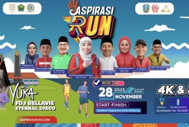 Kuota Belasan Ribu Ludes dalam 48 Jam, Aspirasi Run 2025 Siap Digelar di Kota Malang