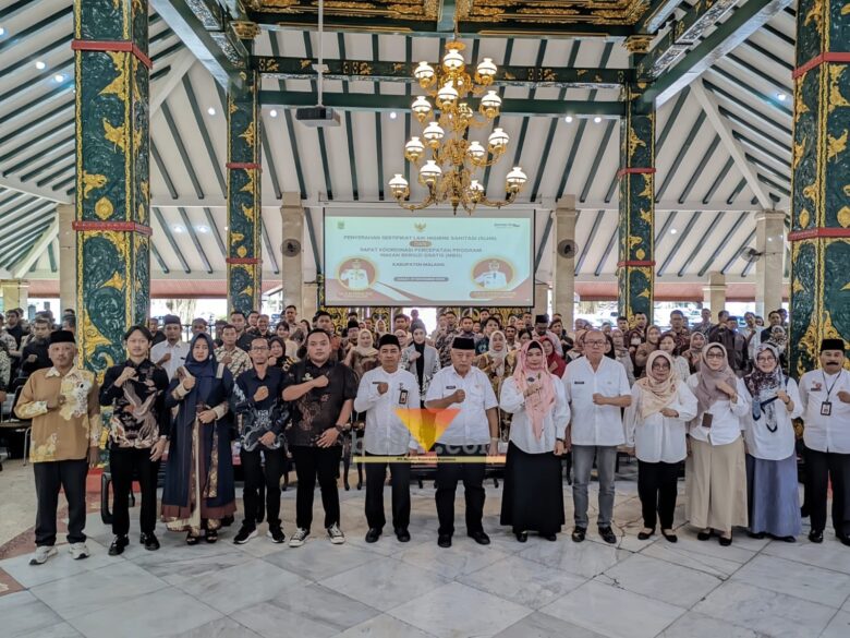 Rakor tim percepatan MBG Kabupaten Malang bersama Satgas MBG dan Kepala SPPG guna mendorong percepatan program ini (blok-a.com / Yogga Ardiawan)