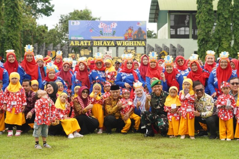 Bupati Malang, HM Sanusi dalam kegiatan Gebyar PAUD 2025 (pro)