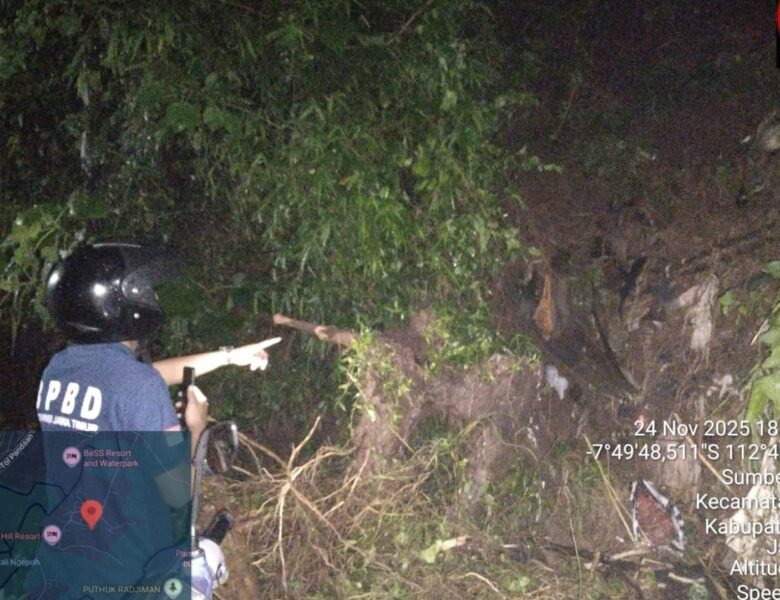 BPBD Kabupaten Malang melakukan assesment lokasi longsor di Desa Sumberngepoh, Kecamatan Lawang (ist)