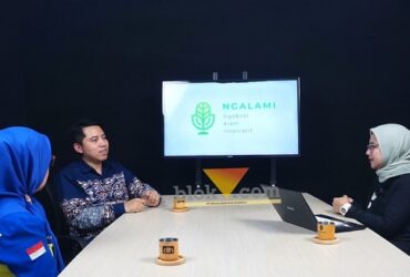 Plt Kepala DLH Kabupaten Malang, Ahmad Dzulfikar Nurrahman saat menjelaskan permasalahan sampah di Kabupaten Malang.(blok-a.com/Naufal Abiyyu)