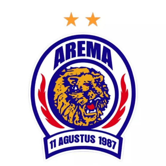 Logo Singa Bertindik Arema Malang sebelum terjadinya dualisme (pinterest)