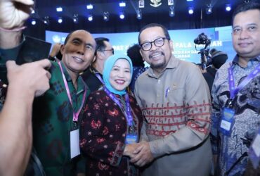 Wakil Bupati Malang, Hj. Lathifah Shohib saat kunjungan ke sejumlah Kementerian.