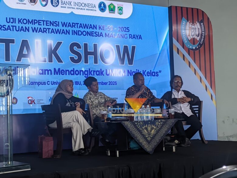 Talkshow OJK ajak wartawan berantas pinjol ilegal (blok-a.com / Yogga Ardiawan)