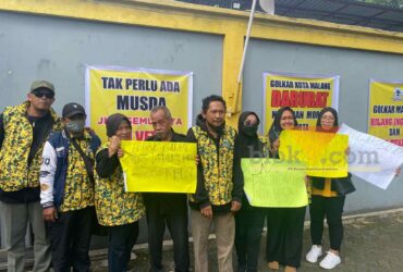 Pendaftaran Bacalon Ketua Golkar Kota Malang Diwarnai Protes Kader