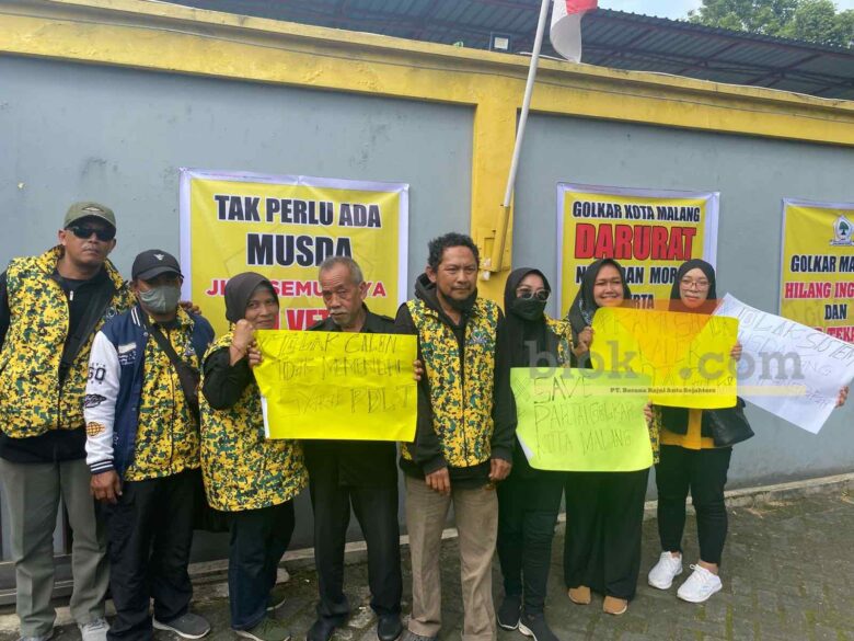 Pendaftaran Bacalon Ketua Golkar Kota Malang Diwarnai Protes Kader