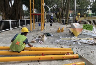 Playground Ramah Anak dari Malaysia Hadir di Alun-Alun Merdeka Malang