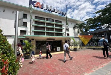 Mobilitas Nataru Memuncak di Stasiun Malang