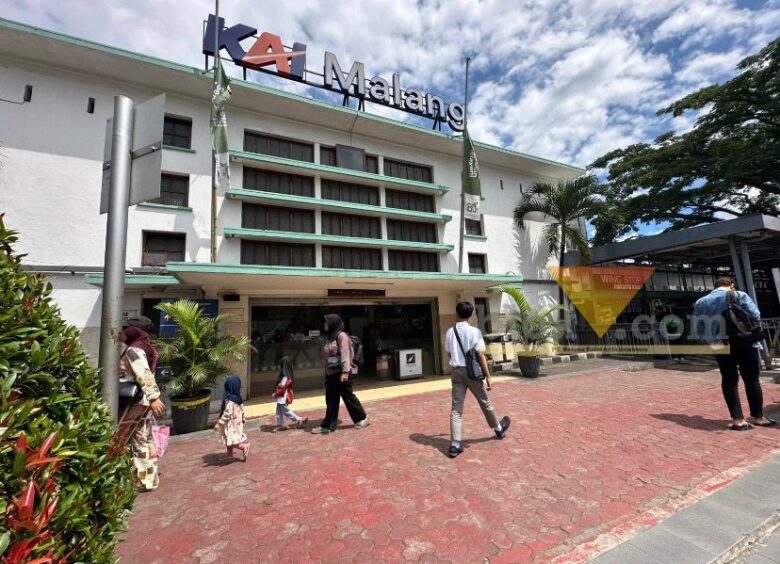 Mobilitas Nataru Memuncak di Stasiun Malang