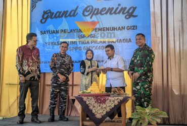 Wabup Malang, Hj Lathifah Shohib saat meresmikan SPPG Putukrejo Kalipare (blok-a.com / Yogga Ardiawan)