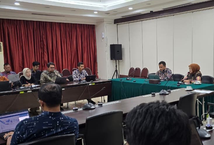 Wabup Malang, Hj Lathifah Shohib saat audiensi bersama Bappenas RI (pro)