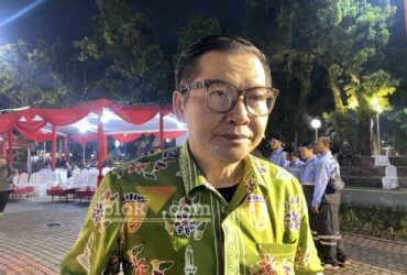 Kepala Dinas Kesehatan Kota Malang, dr. Husnul Muarif saat menjelaskan Relokasi Puskesmas Bareng. (blok-a.com / M Berril Labiq)