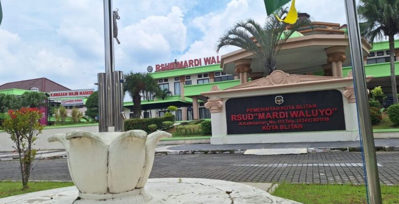 FOTO : RSUD Mardi Waluyo di Jalan Kalimantan Kota Blitar. (blok-a.com/Fajar)