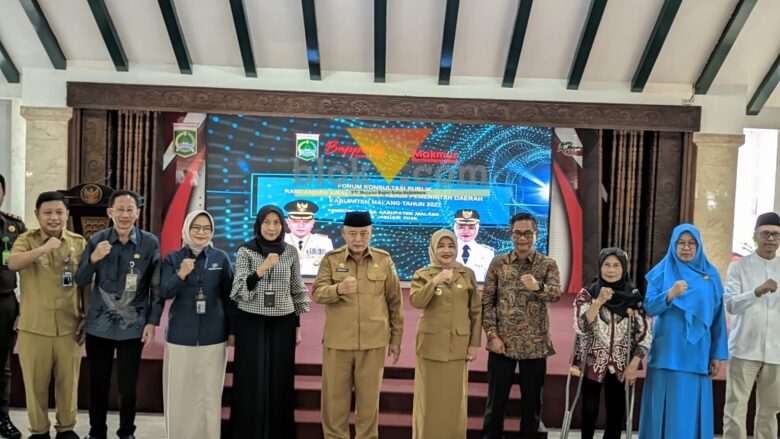 Bupati Malang, HM Sanusi saat dalam kegiatan Forum RKPD Kabupaten Malang 2027 (blok-a.com / Yogga Ardiawan)