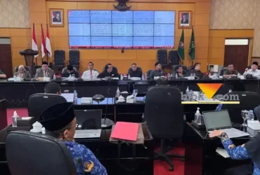 DPRD Kota Blitar rapat kerja bersama mitra OPD terkait tenaga kerja outsourcing. (blok-a.com/Fajar)