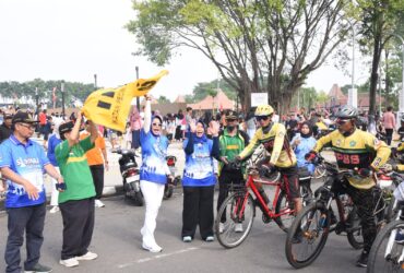Teks foto : Pembukaan car free day 2026, jalan A.Yani Sidoarjo