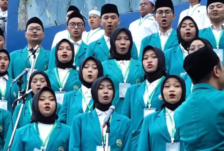 PSM Unisma Getarkan Mujahadah Kubro Lewat Indonesia Raya & Mars Syubbanul Wathan
